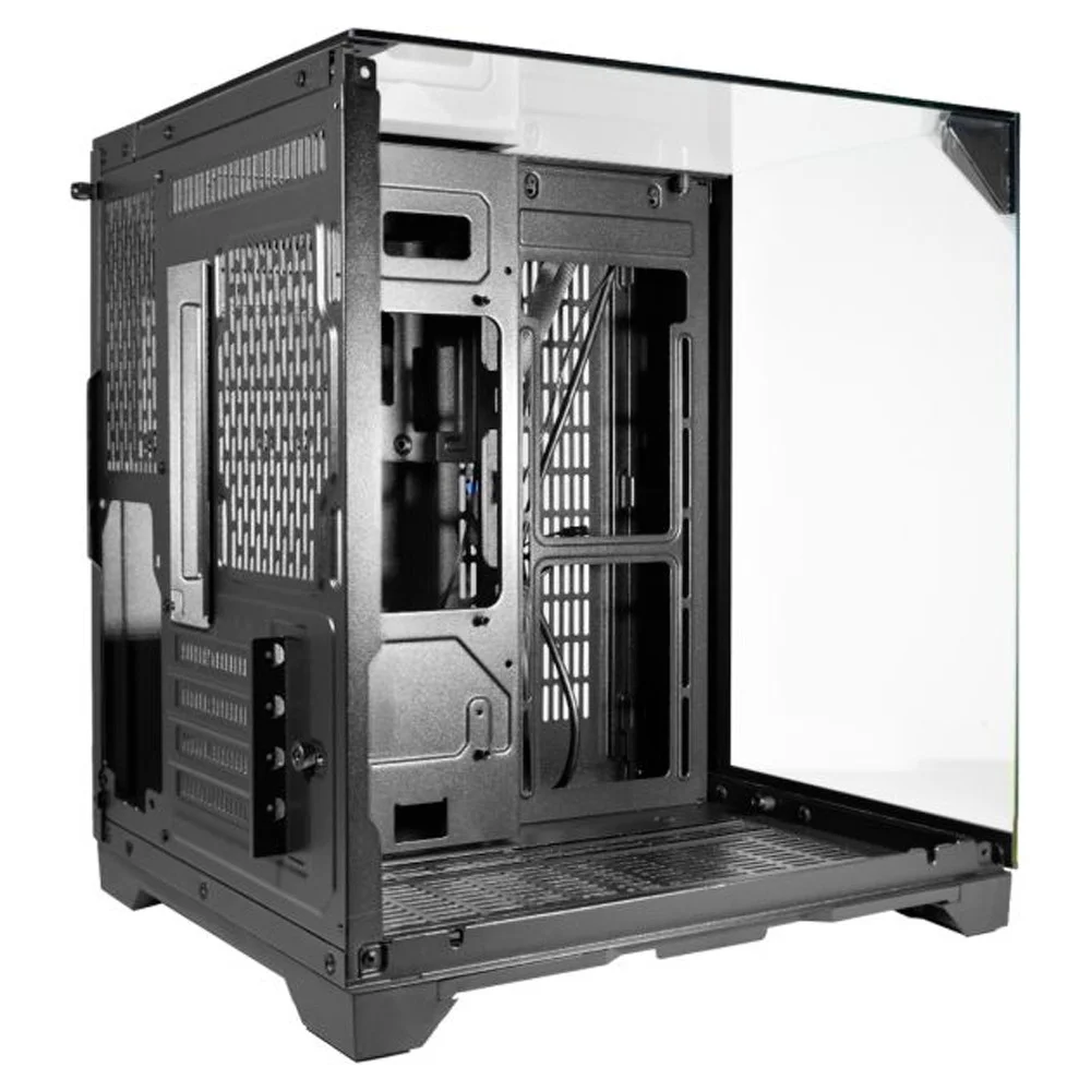 Imagem 5 de 5 do produto Gabinete Gamer K-mex Aquário Visão Infinita, Mini Tower, Vidro Temperado, Usb 3.2, Preto - Sem Fans