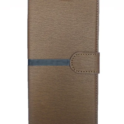 Capa Carteira Para Samsung S24 Fe (tela De 6.7) Capinha Case Cor:marrom