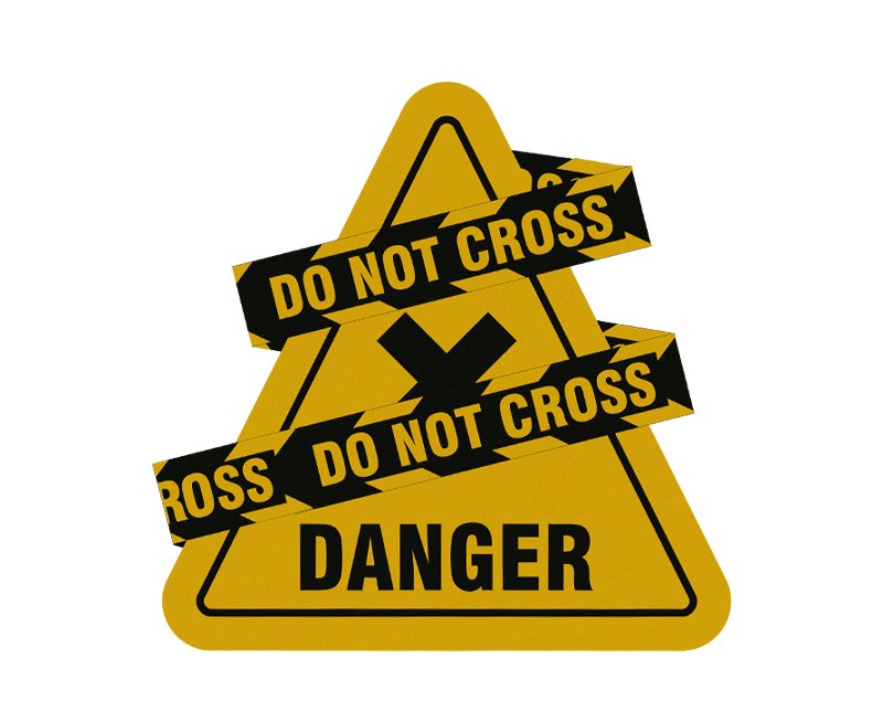 Mousepad / Imã Decorativo Colorfun  Danger