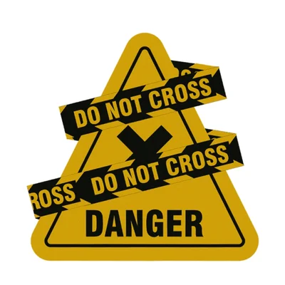 Mousepad / Imã Decorativo Colorfun  Danger