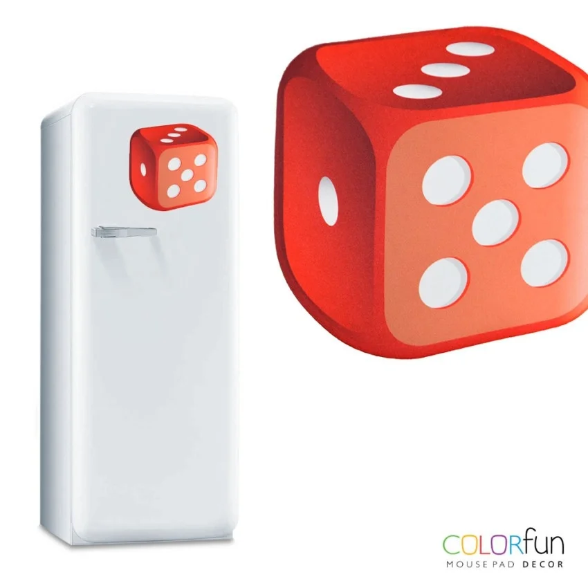 Mousepad / Imã Decorativo Colorfun Dado Mousepad / Imã Decorativo Colorfun Dado