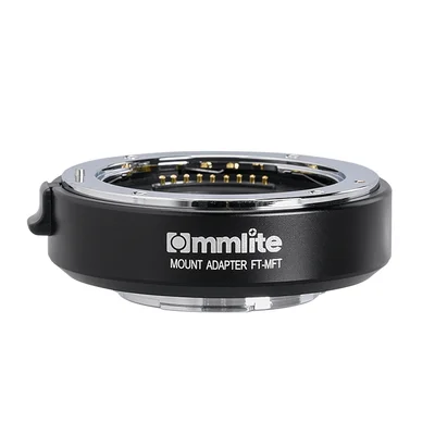 Adaptador Commlite Cm-ft-mft Lente 4/3 Para Câmeras M4/3 Autofoco Eletrônico