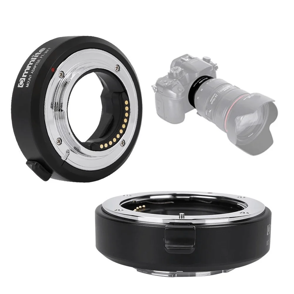 Adaptador Commlite Cm-ft-mft Lente 4/3 Para Câmeras M4/3 Autofoco Eletrônico