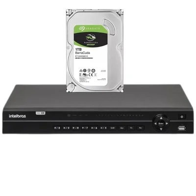 Dvr Gravador Intelbras 32 Canais Full Hd + Hd 1TB