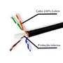 Cabo De Rede Cat6 Rj45 1,5 Metros 1,5m Preto