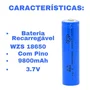 Kit Carregador + 8 Bateria 9800mah 18650 4,2v Recarregável 1