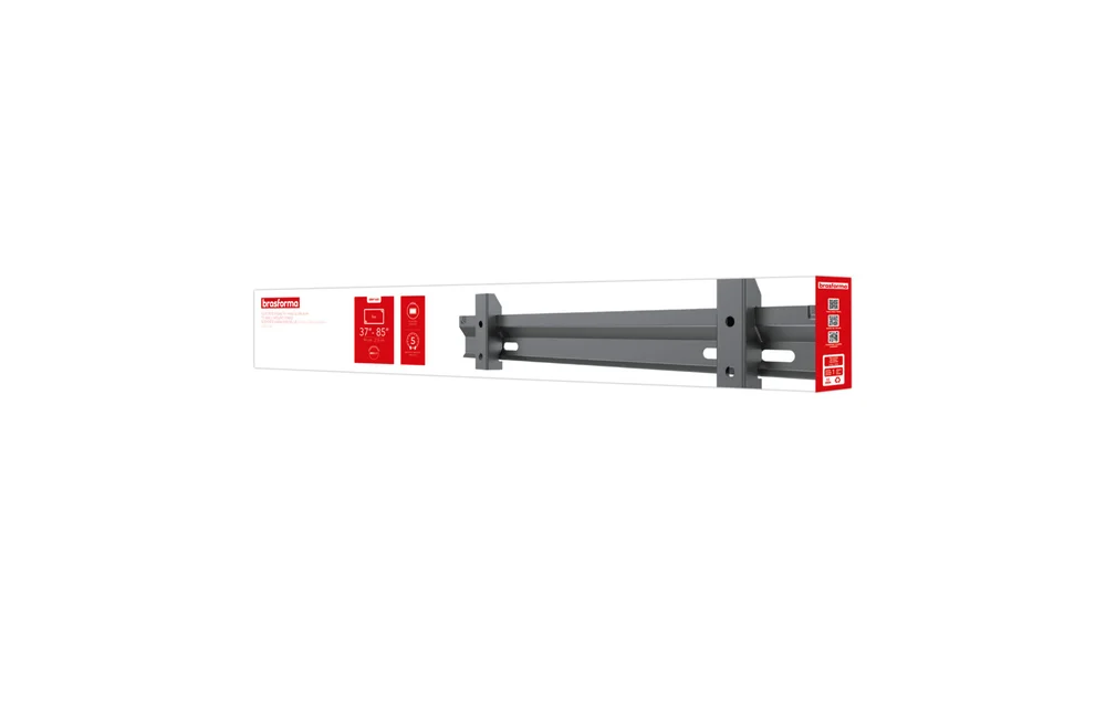 Imagem 5 de 5 do produto Suporte Preto Tv Plasma E Lcd 37 A 85 Fixo Sbrp1600