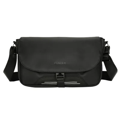 Bolsa Transversal Crossbag Antifurto Posher Rey Preta