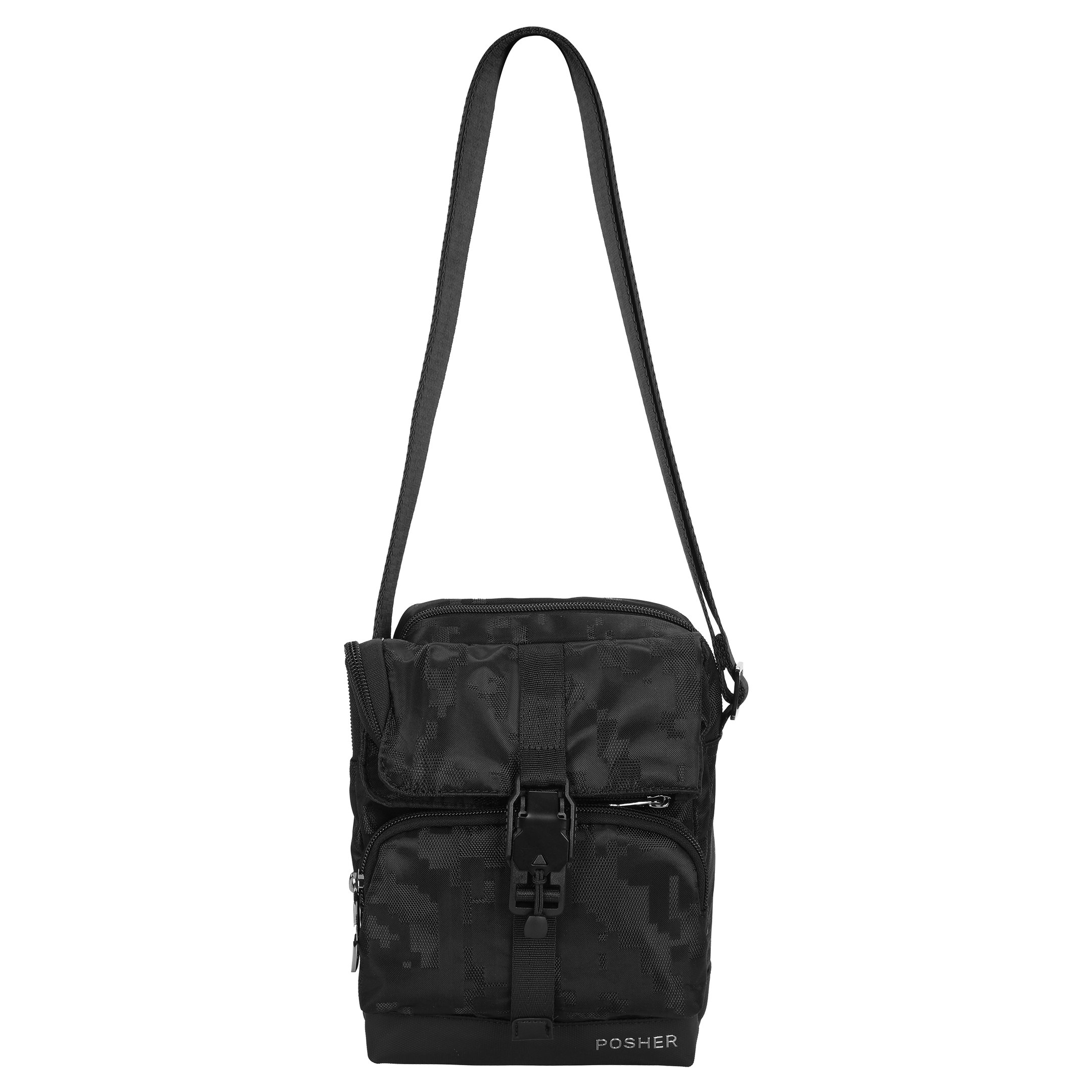 Bolsa Transversal Crossbag Paramount Para Tablet 7,9" Posher Preta