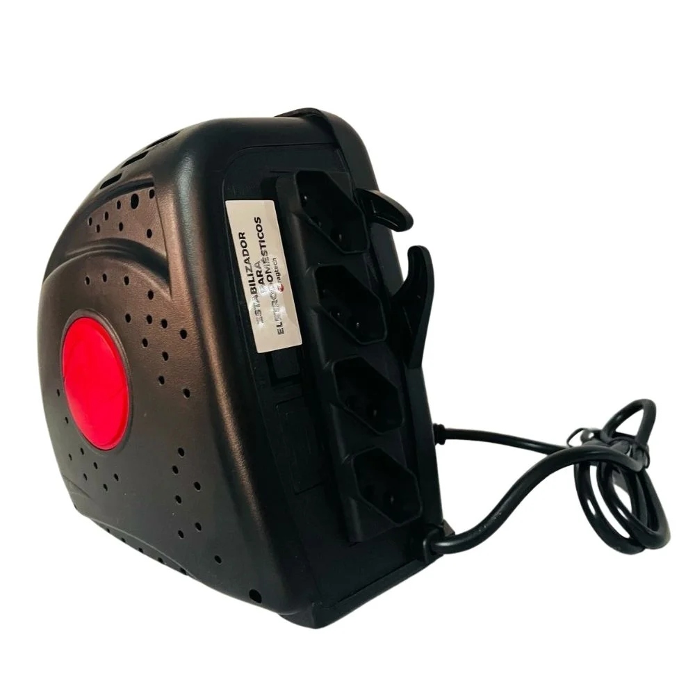 Imagem 5 de 5 do produto Estabilizador 300va Bivolt Ent 115/220v Saida 115v Side Ssa 300 M1 Black Ragtech