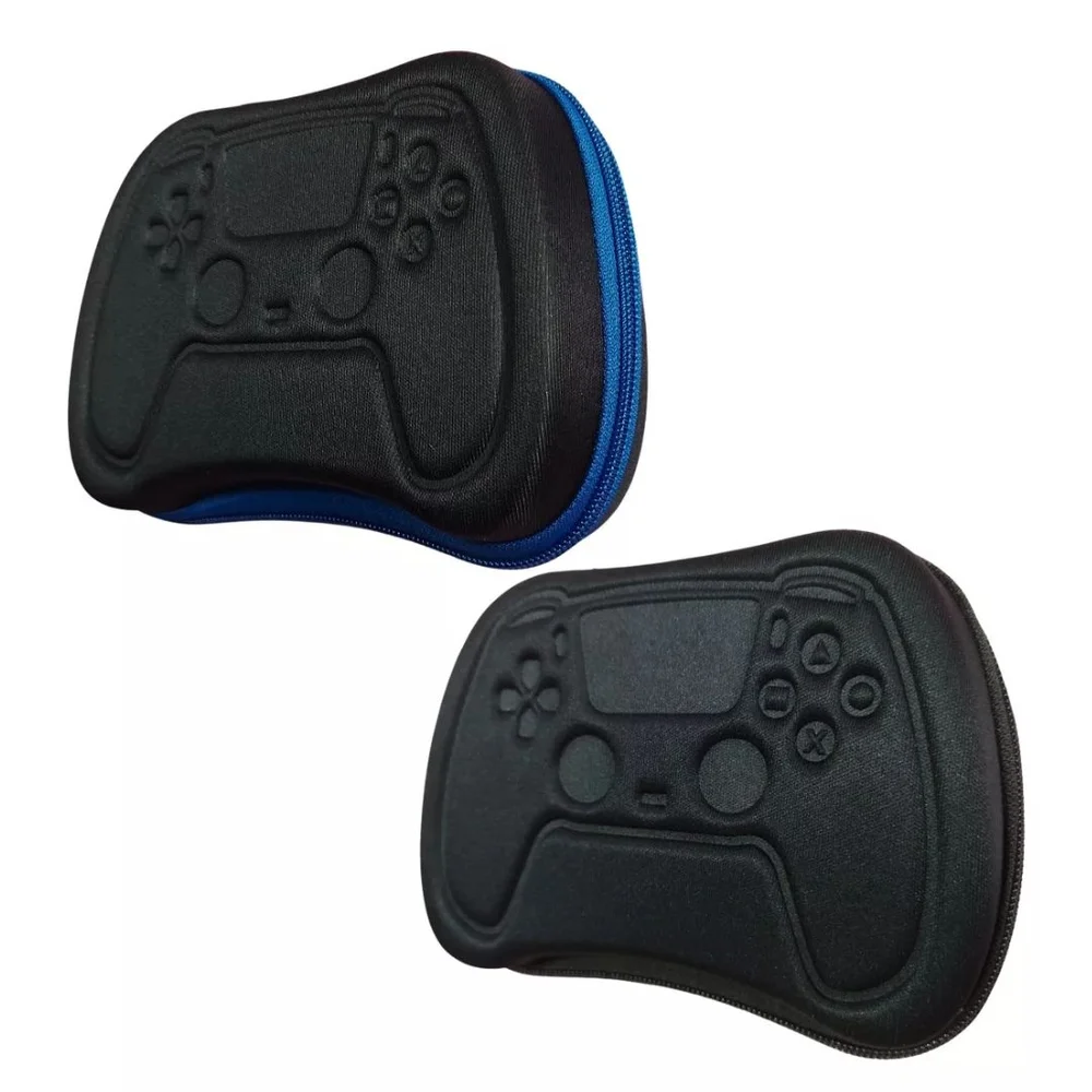 Oferta de 2 Case Estojo Capa Controle Playstation 5 Ps5 Bolsa Skin Cor:preto-azul