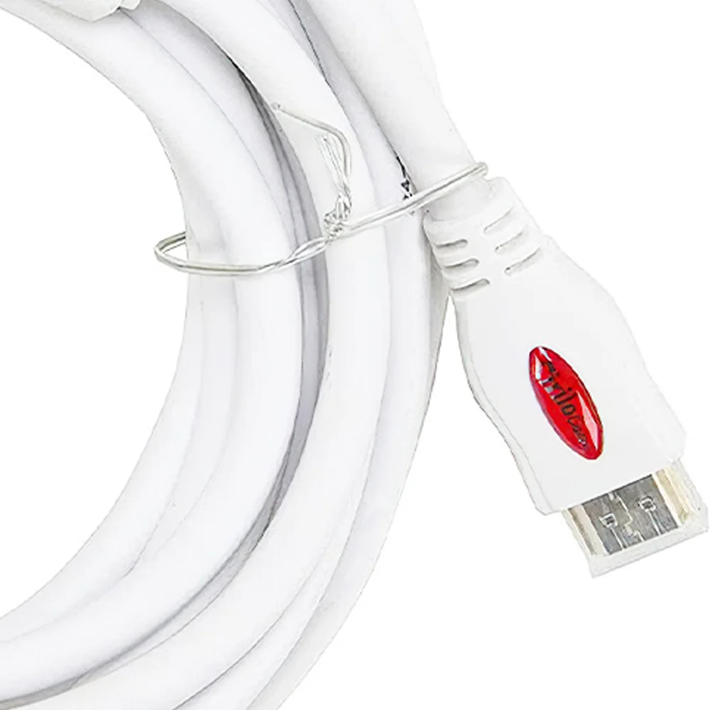 Imagem 5 de 5 do produto Cabo HDMI 2.0 4k Ultra Hd 3d, Branco - 20 Metros