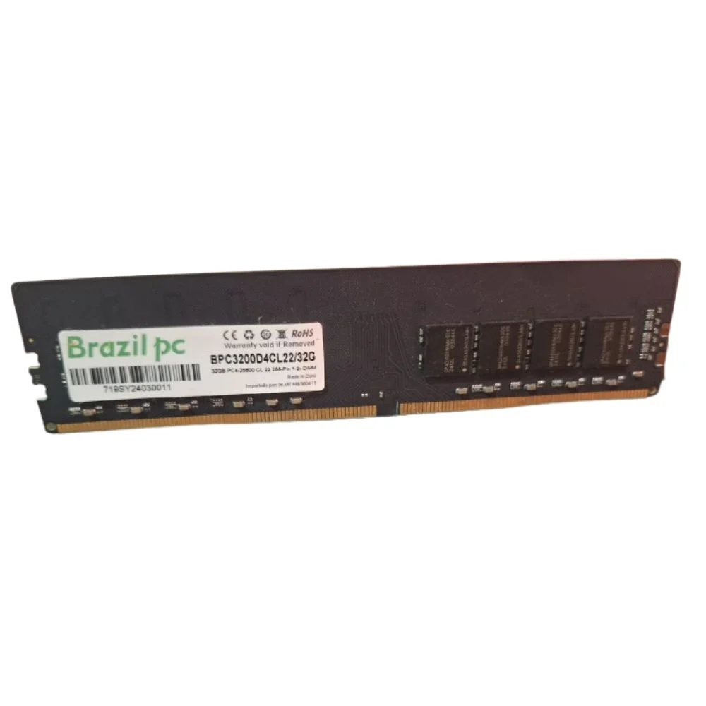 Imagem 2 de 4 do produto Memoria 32gb Ddr4 Brazilpc 3200mhz Bpc3200d4cl22/32g O&m