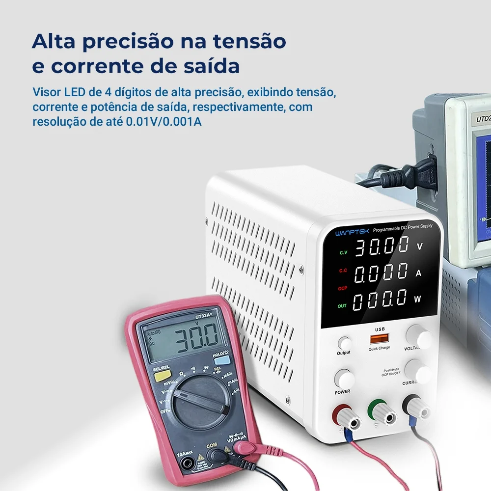 Imagem 3 de 5 do produto Fonte De Bancada Wanptek Wps1602b 160v 2a 320w