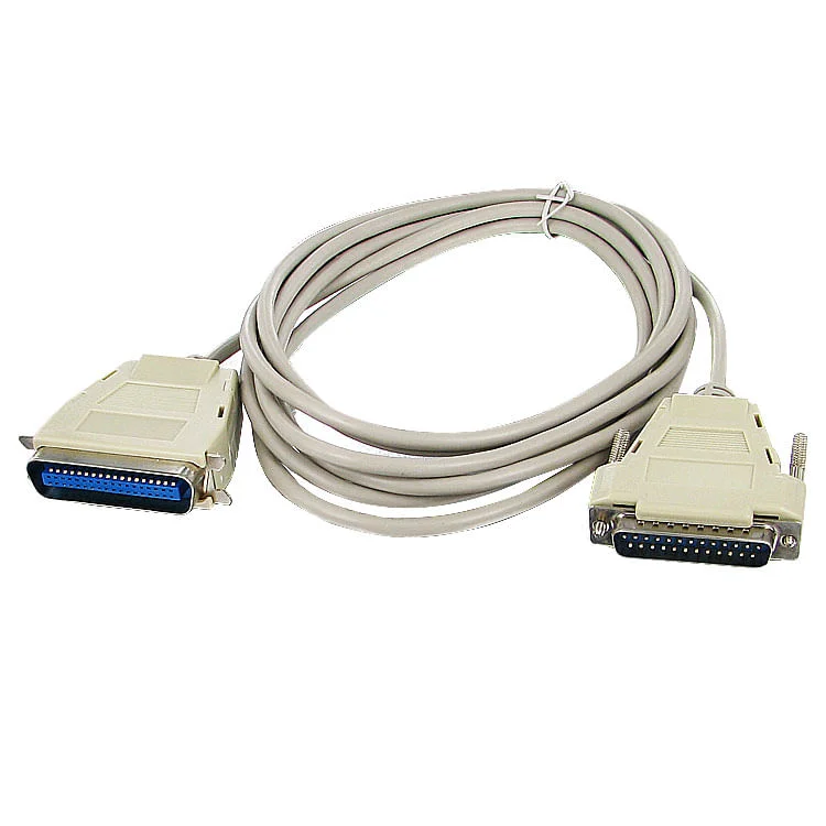 Imagem 2 de 2 do produto Cabo Paralelo Para Impressora Db25 - 1,8 Metro