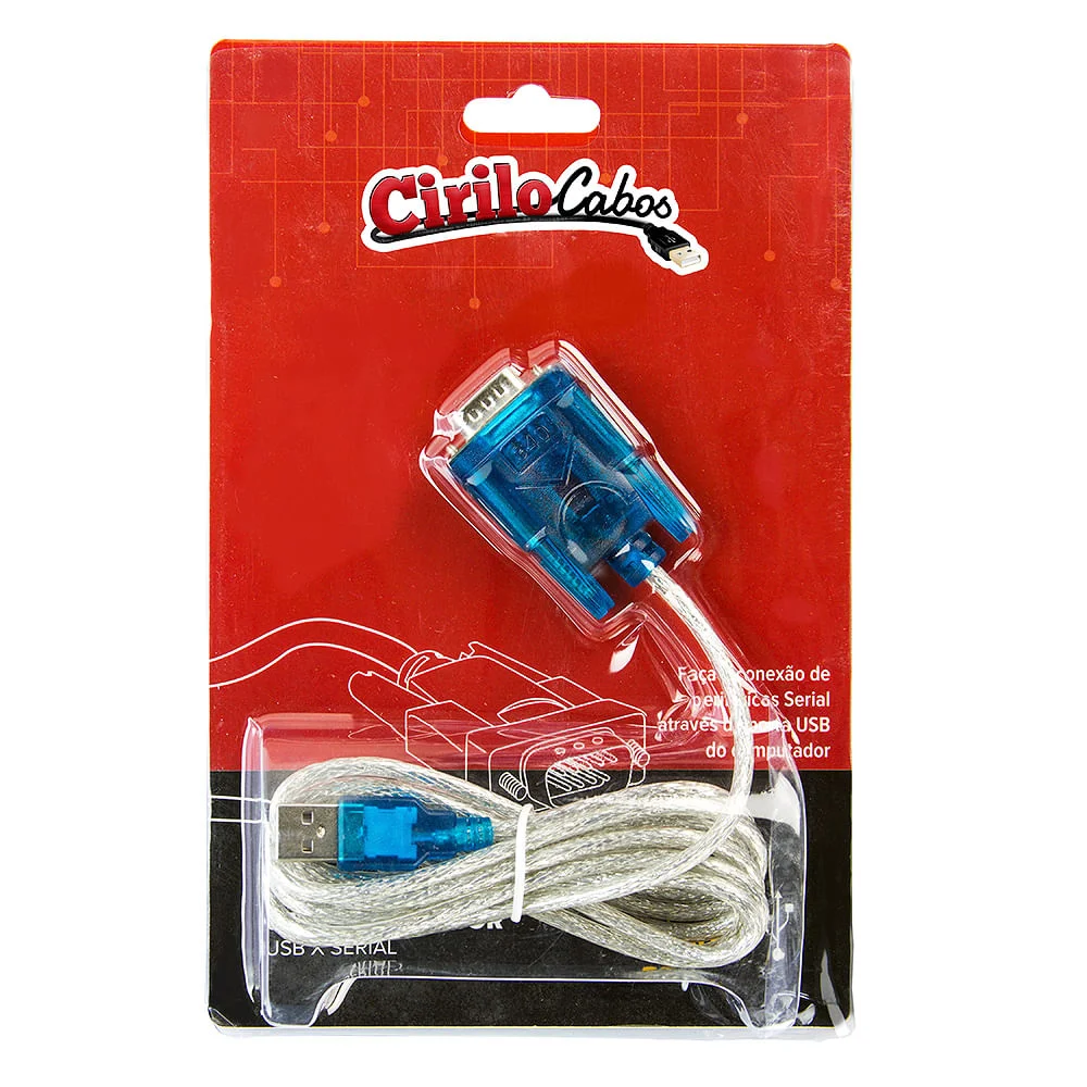 Imagem 3 de 3 do produto Cabo Adaptador Conversor Usb Serial Rs232