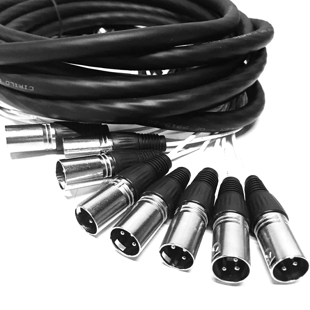 Imagem 2 de 4 do produto Multicabos Xlr 8 Vias Cirilo Cabos - 45 Mt