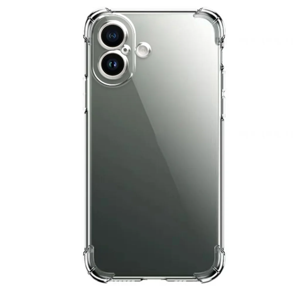 Capa Transparente Anti Impacto Compatível Com Iphone 11 12 13 14 15 16 Pro Max Cor:iphone 16