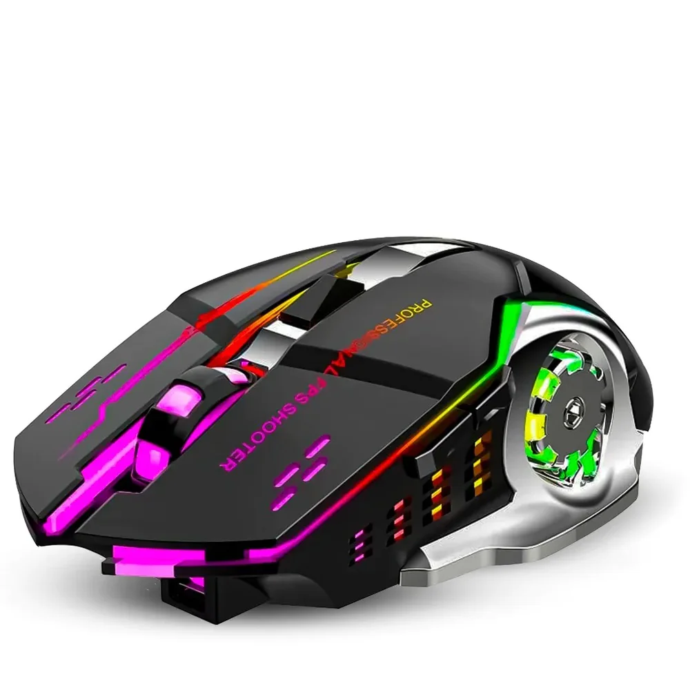 Imagem 2 de 5 do produto Mouse Gamer Usb Com LED 4800 Dpi 6 Botões Ebai - Fzf-f9