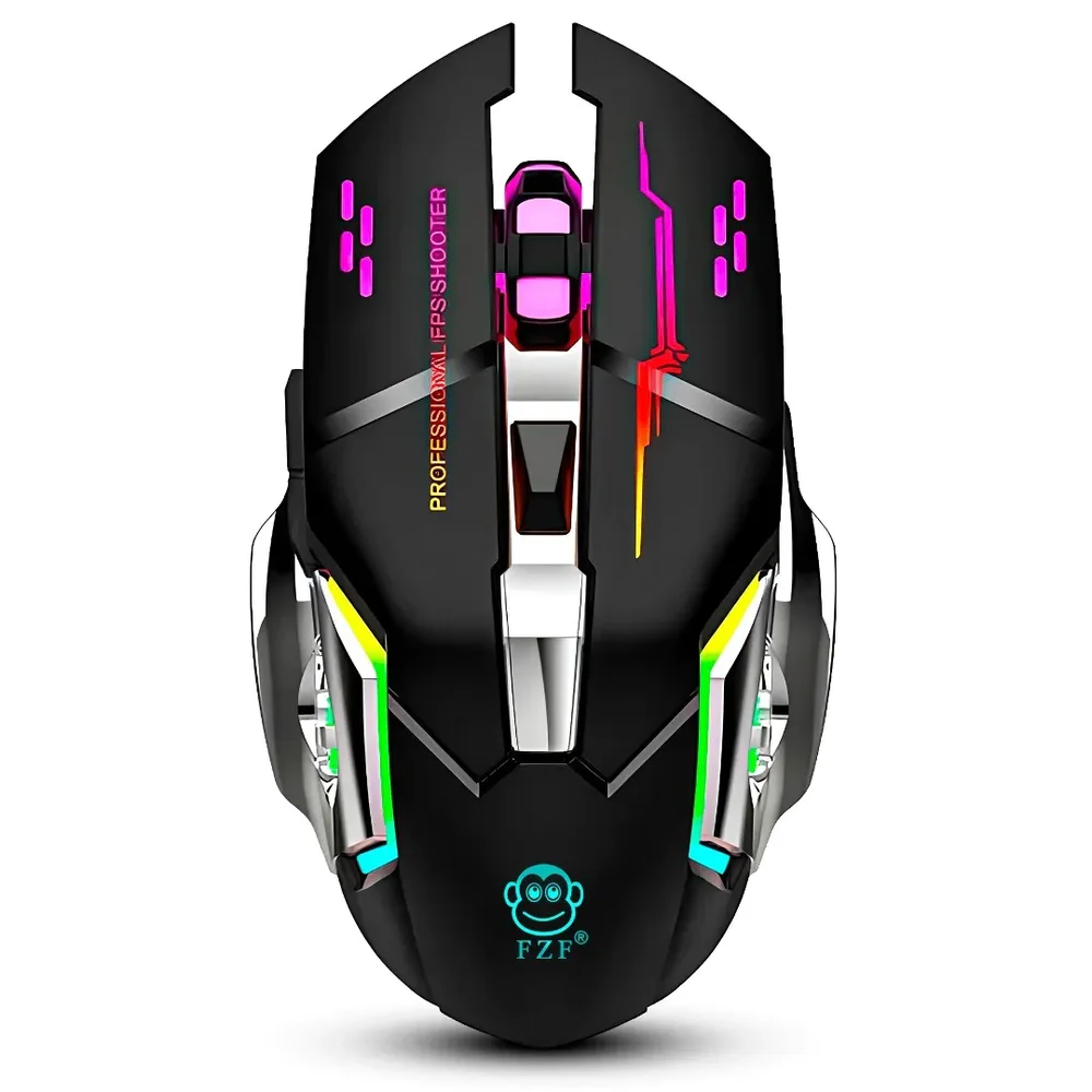 Imagem 5 de 5 do produto Mouse Gamer Usb Com LED 4800 Dpi 6 Botões Ebai - Fzf-f9