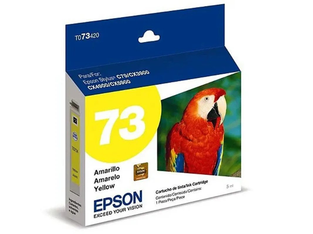 Cartucho Epson To73420 C79 Cx3900 Cx4900 Cx5900, Cx6900f Cx7300 Cx8300 Cx9300f Tx200 Tx400 Yellow