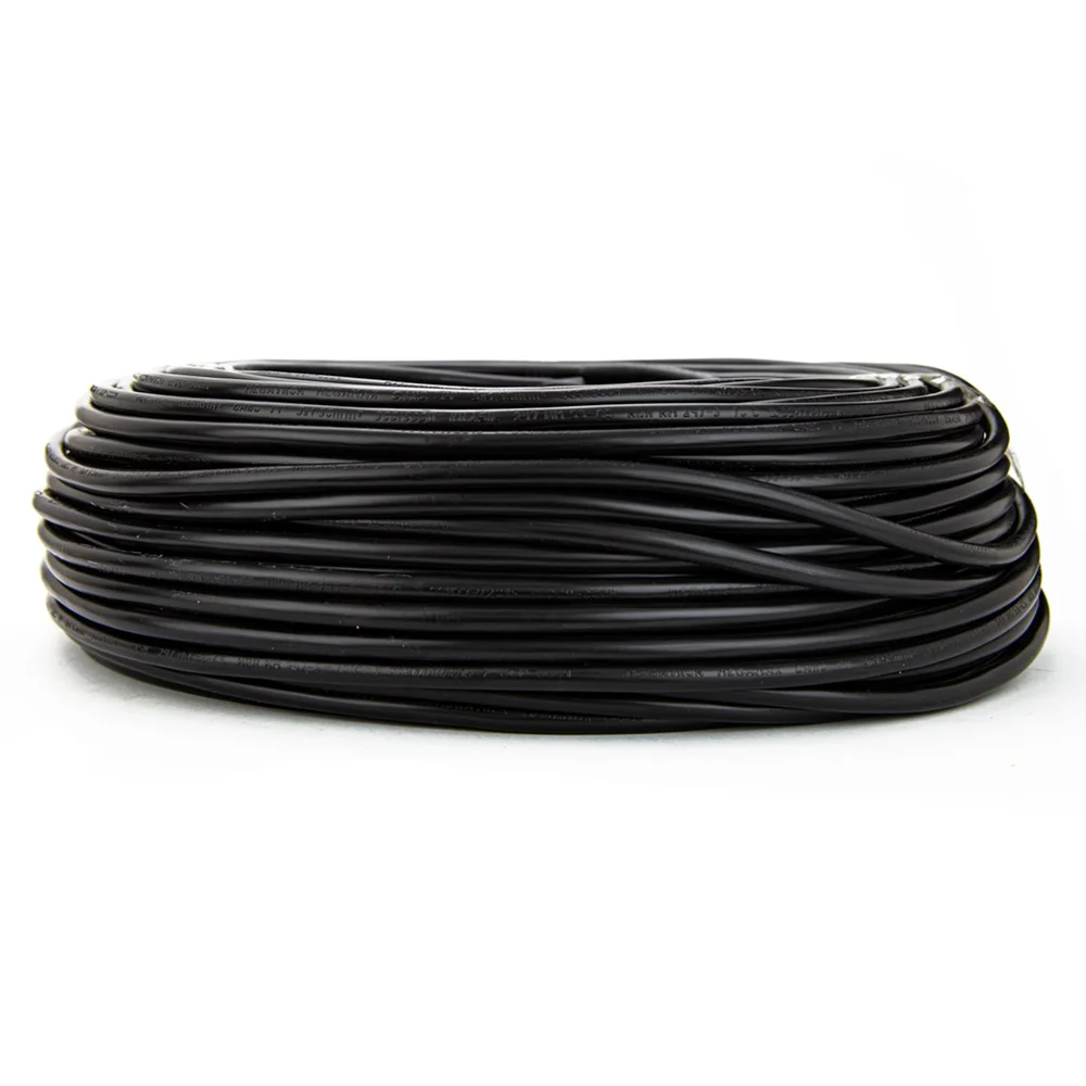 Imagem 2 de 2 do produto Cabo Pp 3x1,00 Mm Elétrico Flexível Preto - 100 Metros
