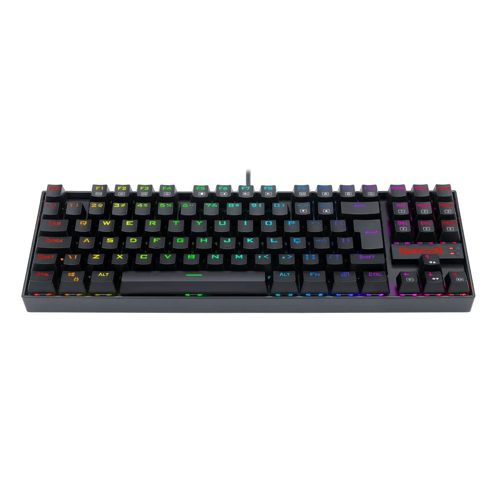 Imagem 4 de 5 do produto Teclado Magnetico Usb Gamer Kumara Pro RGB Switch Red Redragon K552RGB-pro V2 Preto