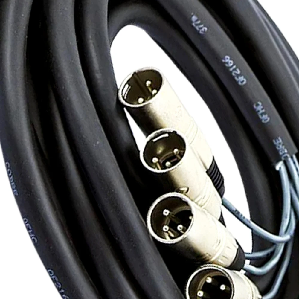 Multicabos Com Conectores Xlr 6 Vias - Cirilo Cabos, 80mts