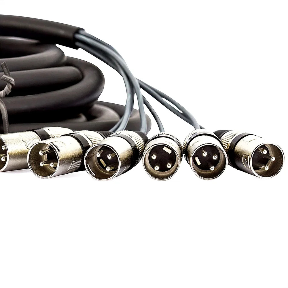 Multicabos Com Conectores Xlr 6 Vias - Cirilo Cabos, 80mts
