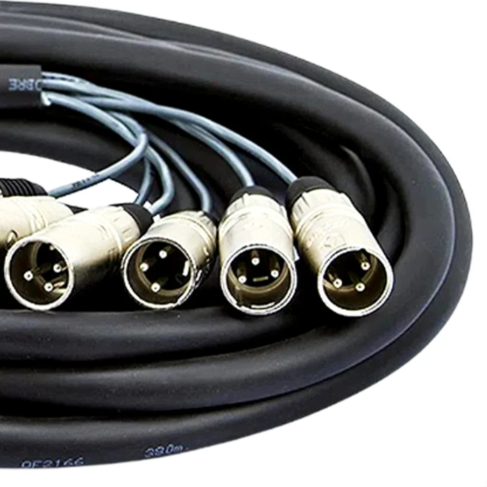 Multicabos Com Conectores Xlr 6 Vias - Cirilo Cabos, 80mts