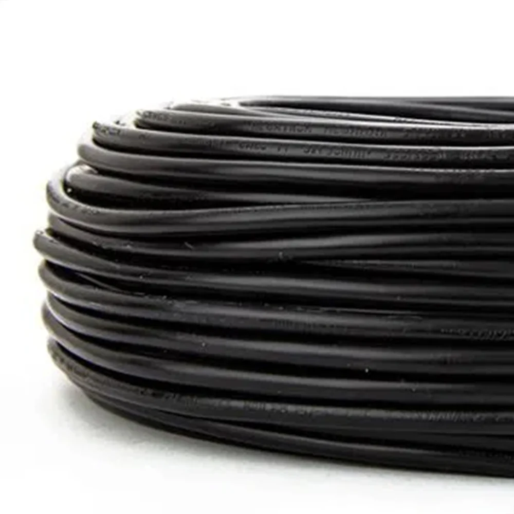 Cabo Pp 3x1,50 Mm Elétrico Flexível Preto - 1 Metro