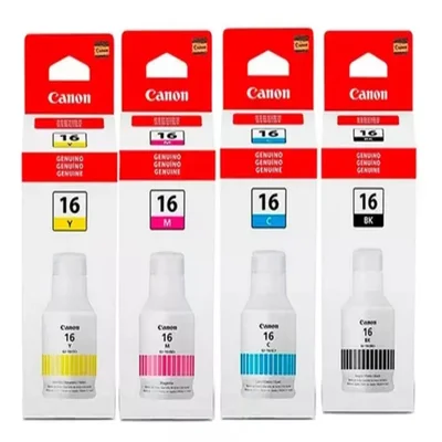 Kit Tinta Canon Mega Tank Gi16 Gi-16 Gx6010 Gx7010 Gx5010 4 Cores