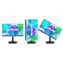 Monitor Concórdia P2404 24" IPS, HDMI, DP, VGA e 4 USB 3.2, Com Ajuste de Altura e Rotação
