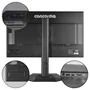 Monitor Concórdia P2404 24" IPS, HDMI, DP, VGA e 4 USB 3.2, Com Ajuste de Altura e Rotação
