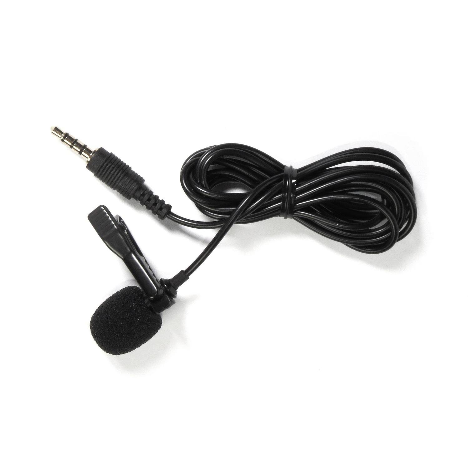 Microfone De Lapela Micn0003 Com Cabo 1,5m P2 Stereo - Storm Cor:preto
