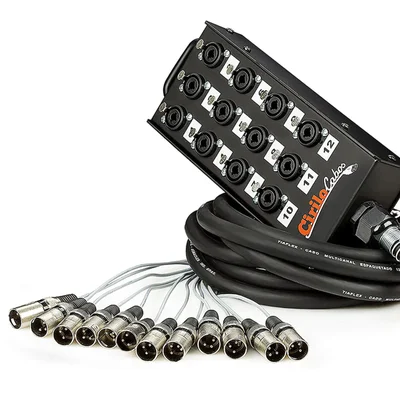 Medusa 12 Vias Com Conectores Kit - 10 Metros