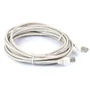 Cabo De Rede Patch Cord Cat5e Montado Branco - 50 Metros