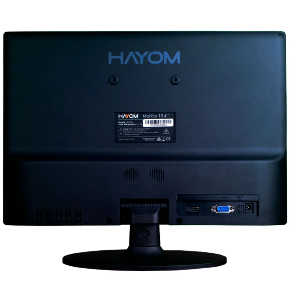 Monitor 15" Hayom,1280×768@60hz, Vga/hdmi, Preto - Mo6006 Monitor 15" Hayom,1280×768@60hz, Vga/hdmi, Preto - Mo6006