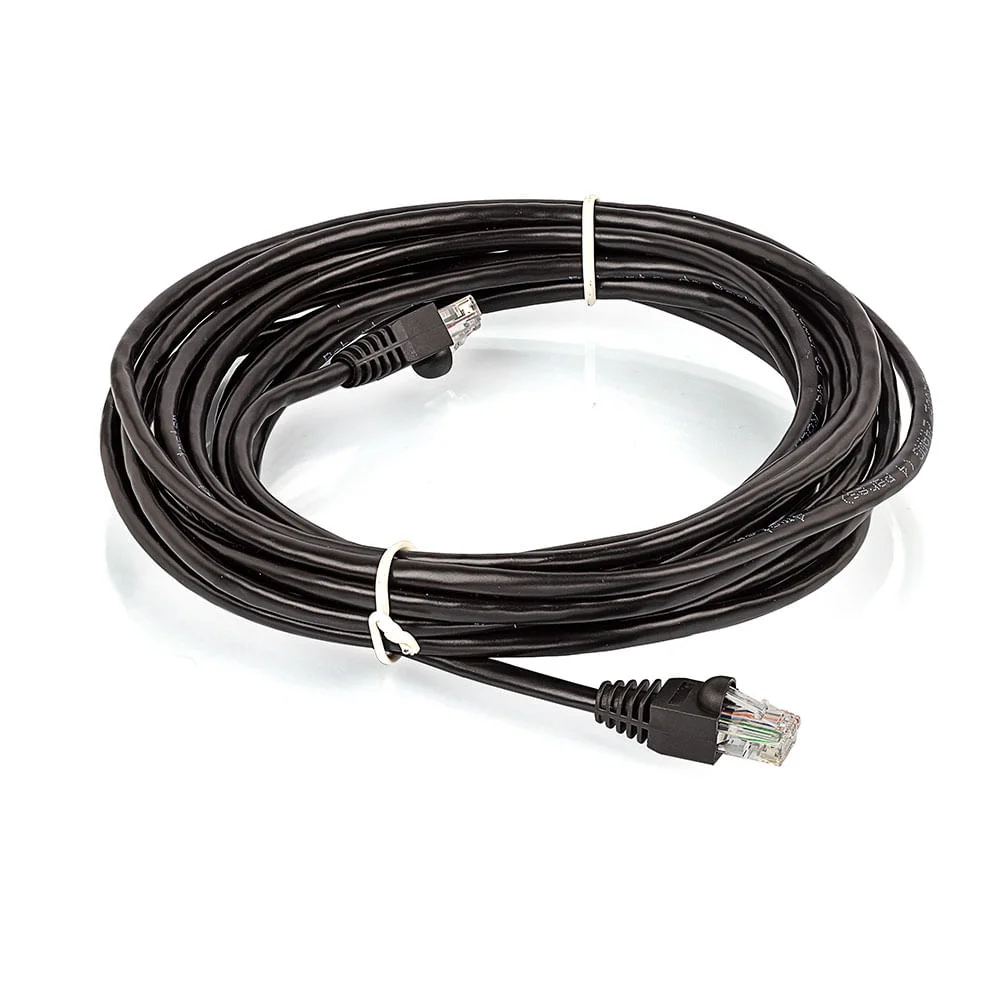 Imagem 1 de 1 do produto Cabo De Rede Patch Cord Cat5e Montado Preto - 65 Metros