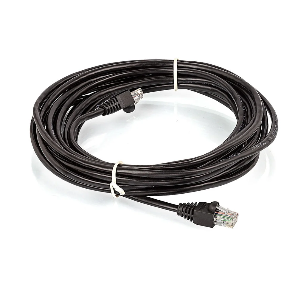 Cabo De Rede Blindado Cat5e Montado Preto - 15 Metros