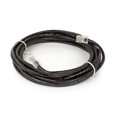 Cabo De Rede Cat5e Montado Preto - 70 Metros