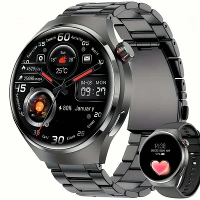 Smartwatch Multiesportivo Tela Hd De 3.63cm A Prova D´água Preto