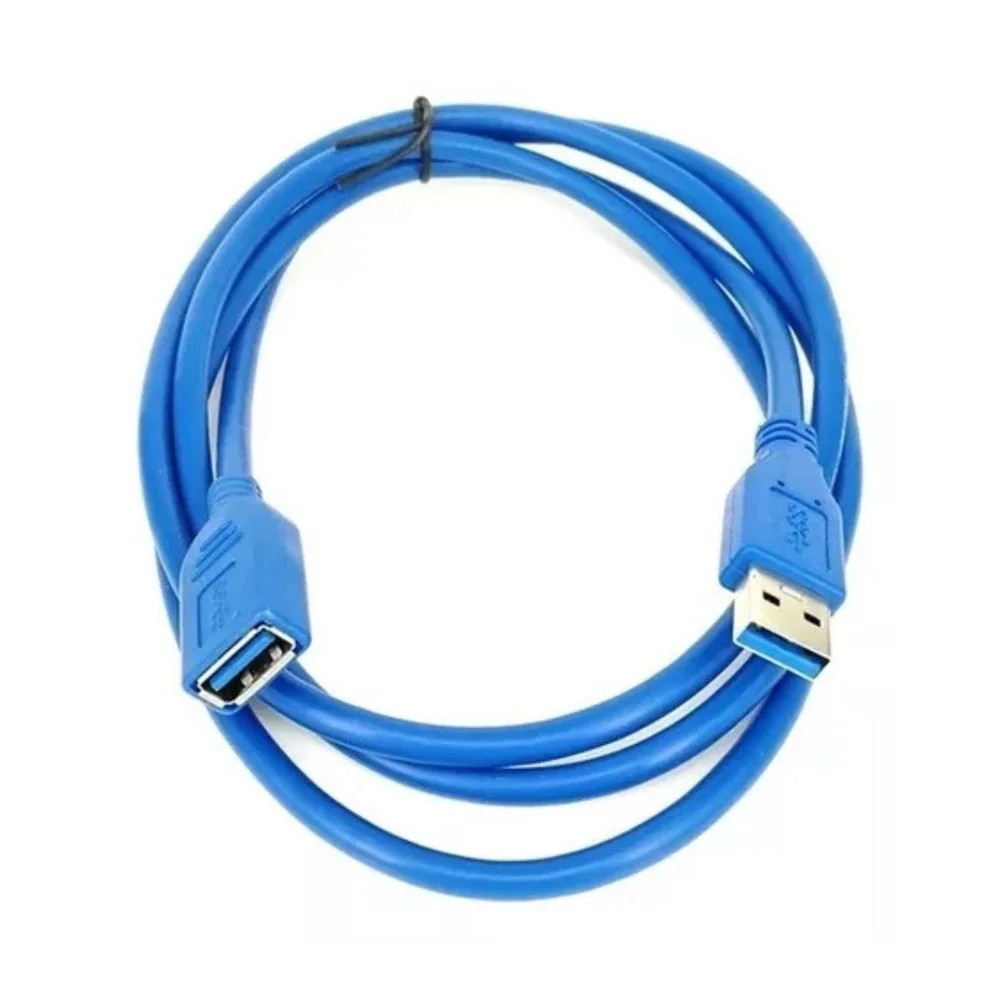 Imagem 5 de 5 do produto Cabo Usb 3.0 A Macho X Usb A Femea 5m Az Tebera  Kit 3 Cabos