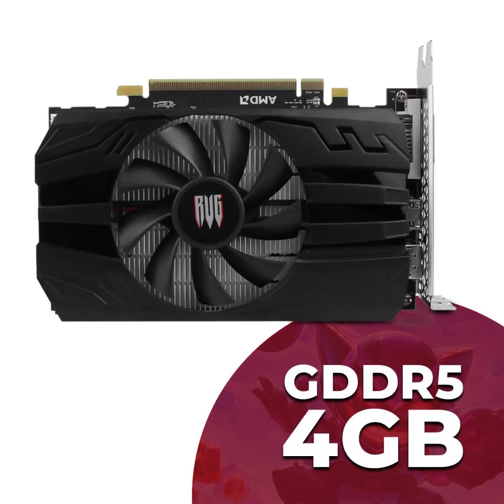 4GB GDDR5 グラフィックス カード RX 470 256 ビット ビデオ カード デスクトップ HDMI DP DVI 出力