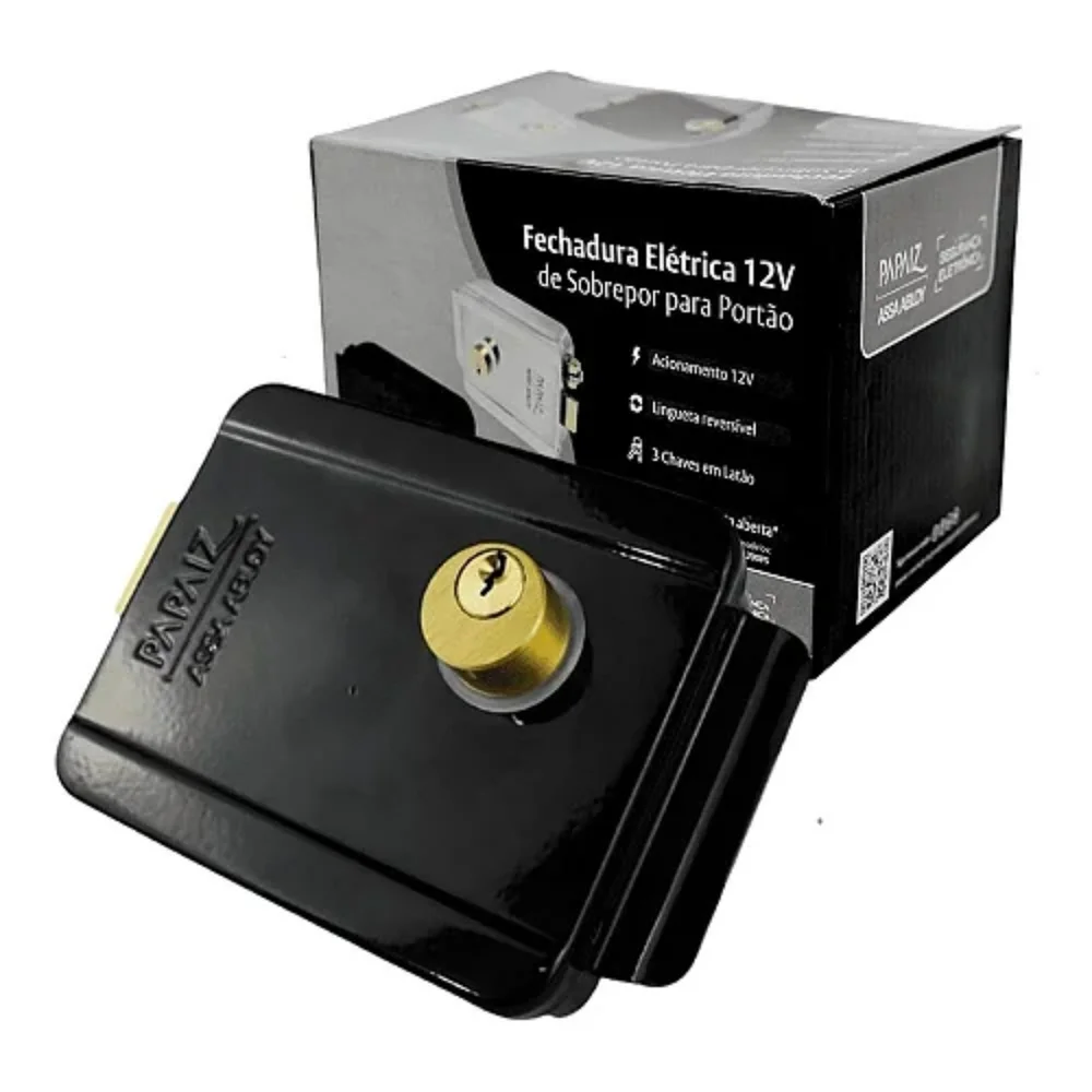 Imagem 2 de 4 do produto Fechadura Elétrica Para Portão Aa-erl200p Sem Sensor