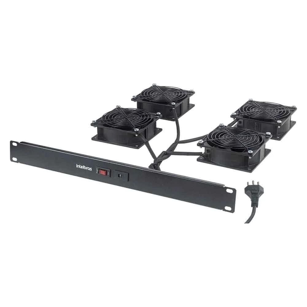 Imagem 2 de 5 do produto Conjunto Intelbras De 4 Ventiladores/cooler Para Rack Kvr4v 4770008