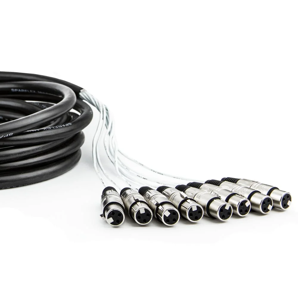 Imagem 2 de 3 do produto Multicabos Xlr 8 Vias Santo Angelo - 30 Mt