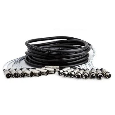 Multicabos Xlr 8 Vias Santo Angelo - 25 Mt