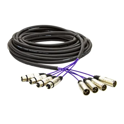 Multicabos Com Conectores Xlr 4 Vias Santo Ângelo 1 Metro