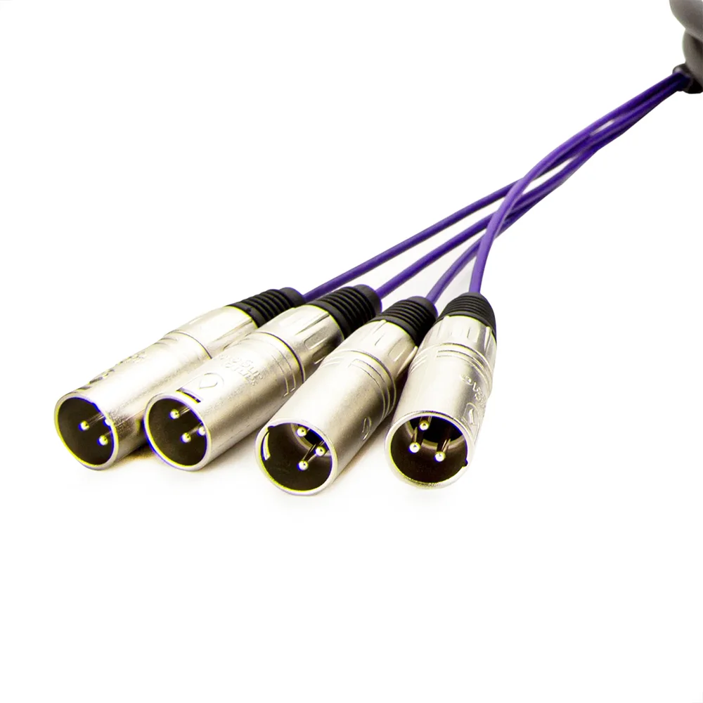 Imagem 5 de 5 do produto Multicabos Com Conectores Xlr 4 Vias Santo Ângelo 8 Metros